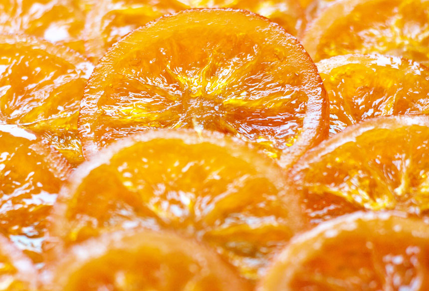 Oranges confites aux épices